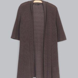 Eileen Fisher Cotton Silk Cord Cardigan